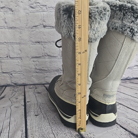 Khombu Gray and Black Winter Boots - Picture 5 of 10